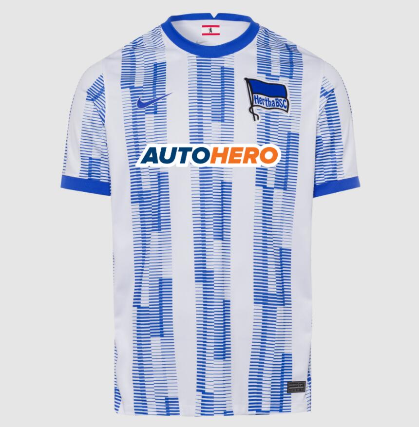 2021/22 Hertha Berlin BSC Home Kit Soccer Jersey